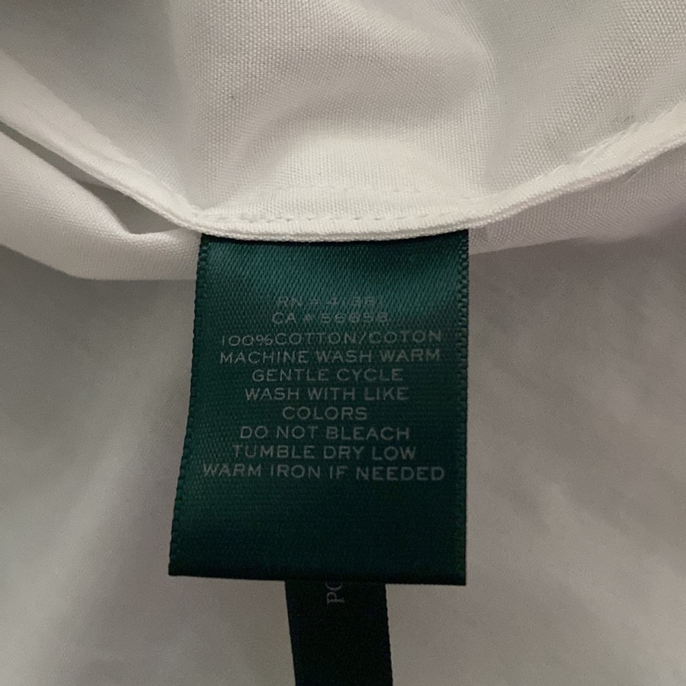 Beautiful Not Basic White Top By Ralph Lauren! - image 8